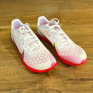 Nike Zoom Rival Waffle 5 White Bright Crimson Mens SZ 6.5 CZ1804-102